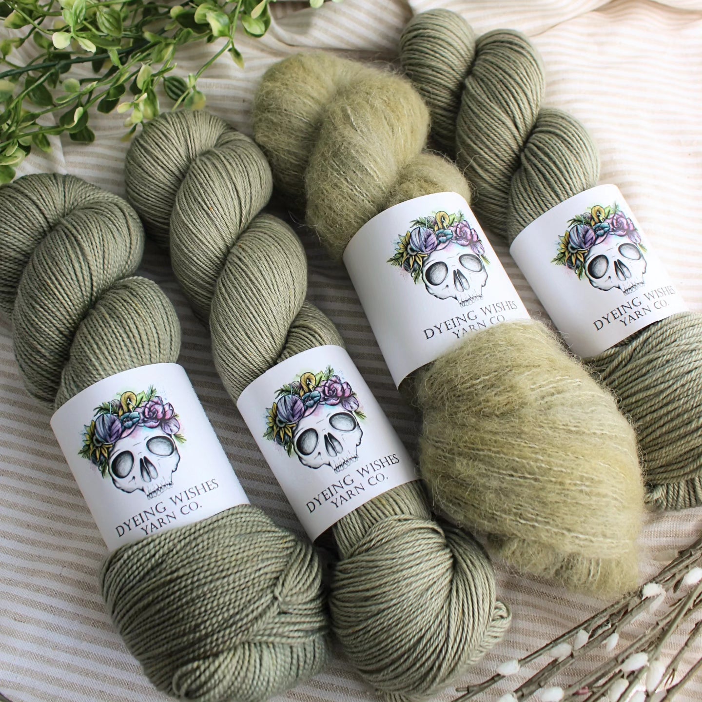 Olive Branch Dyed to Order