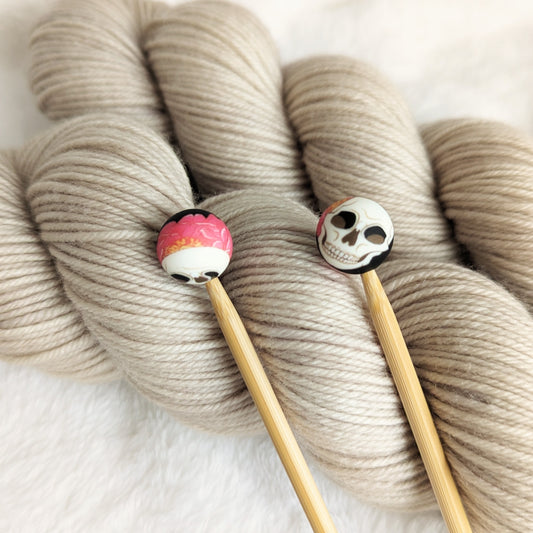 Skulls and Flowers Stitch Stoppers