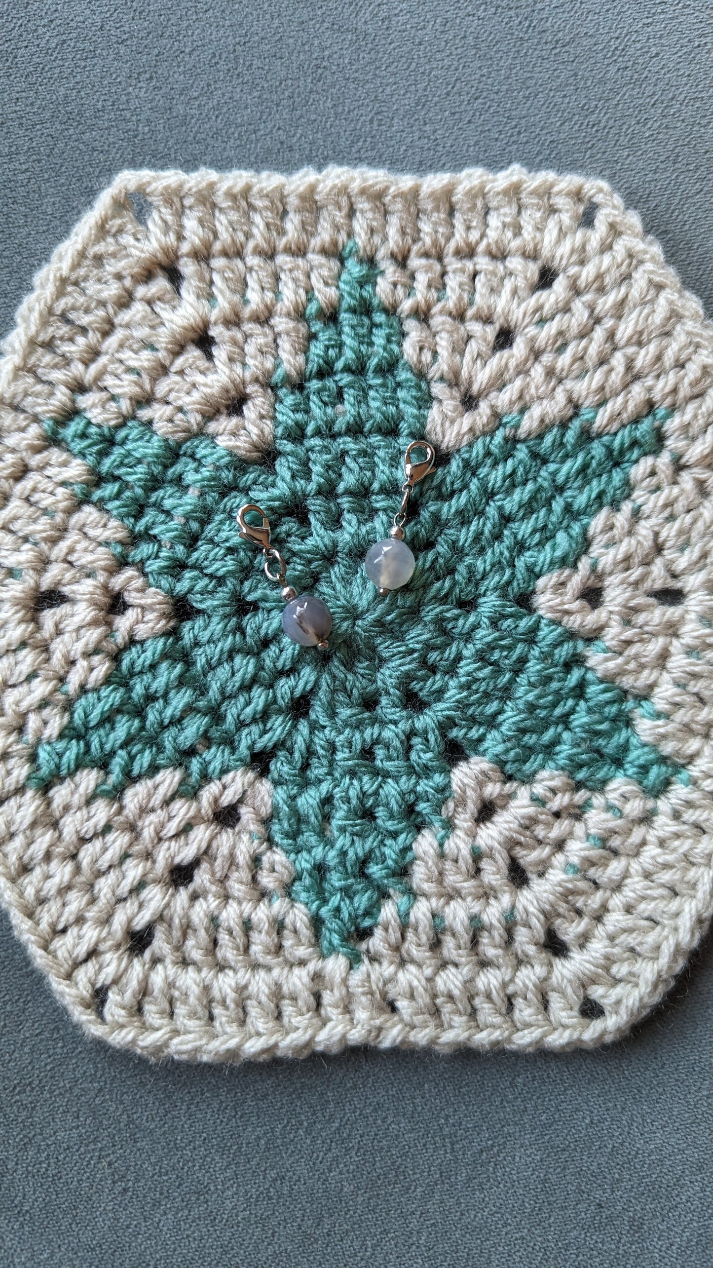 Crystal Balls Stitch Markers Set