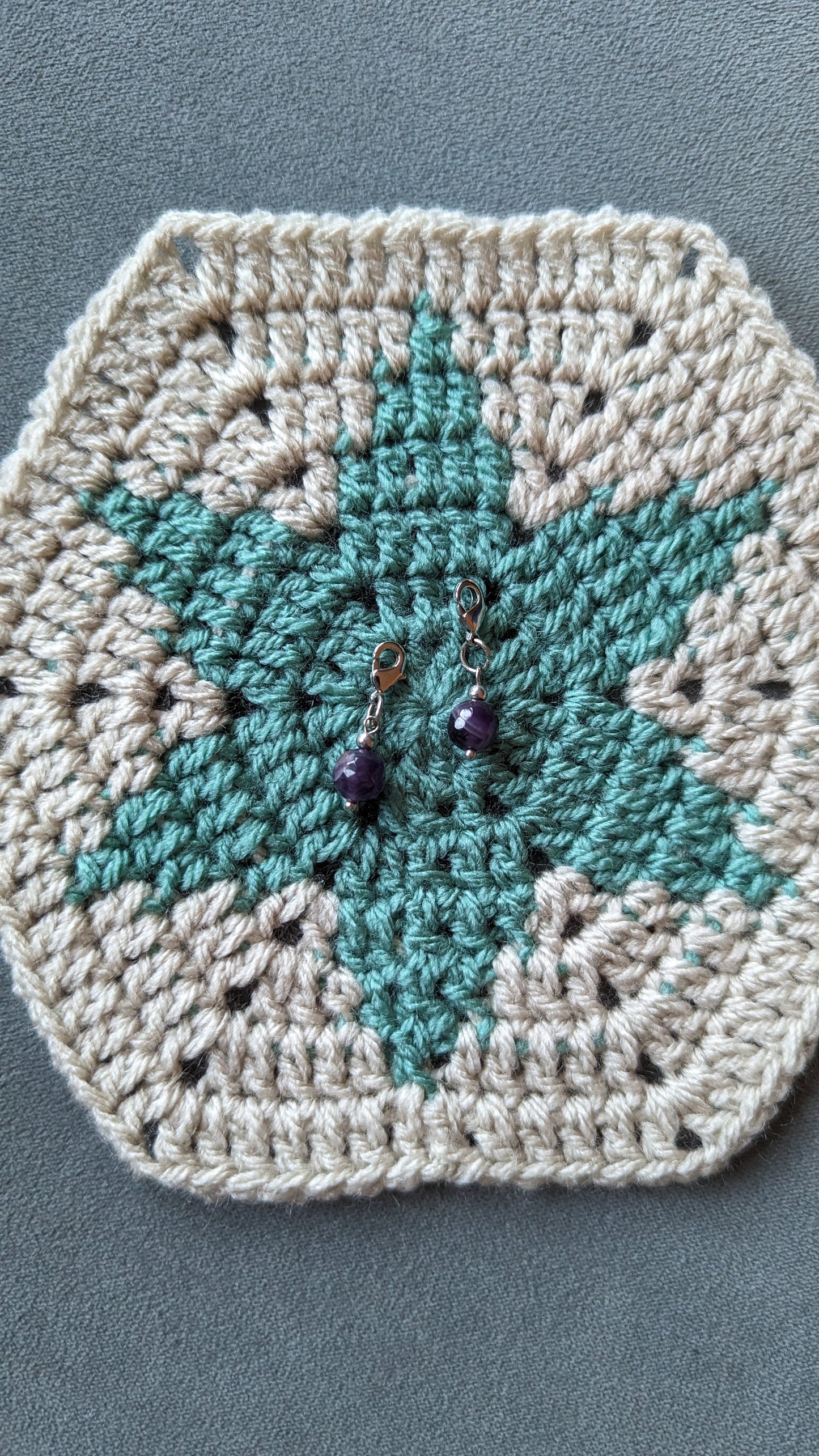 Crystal Balls Stitch Markers Set