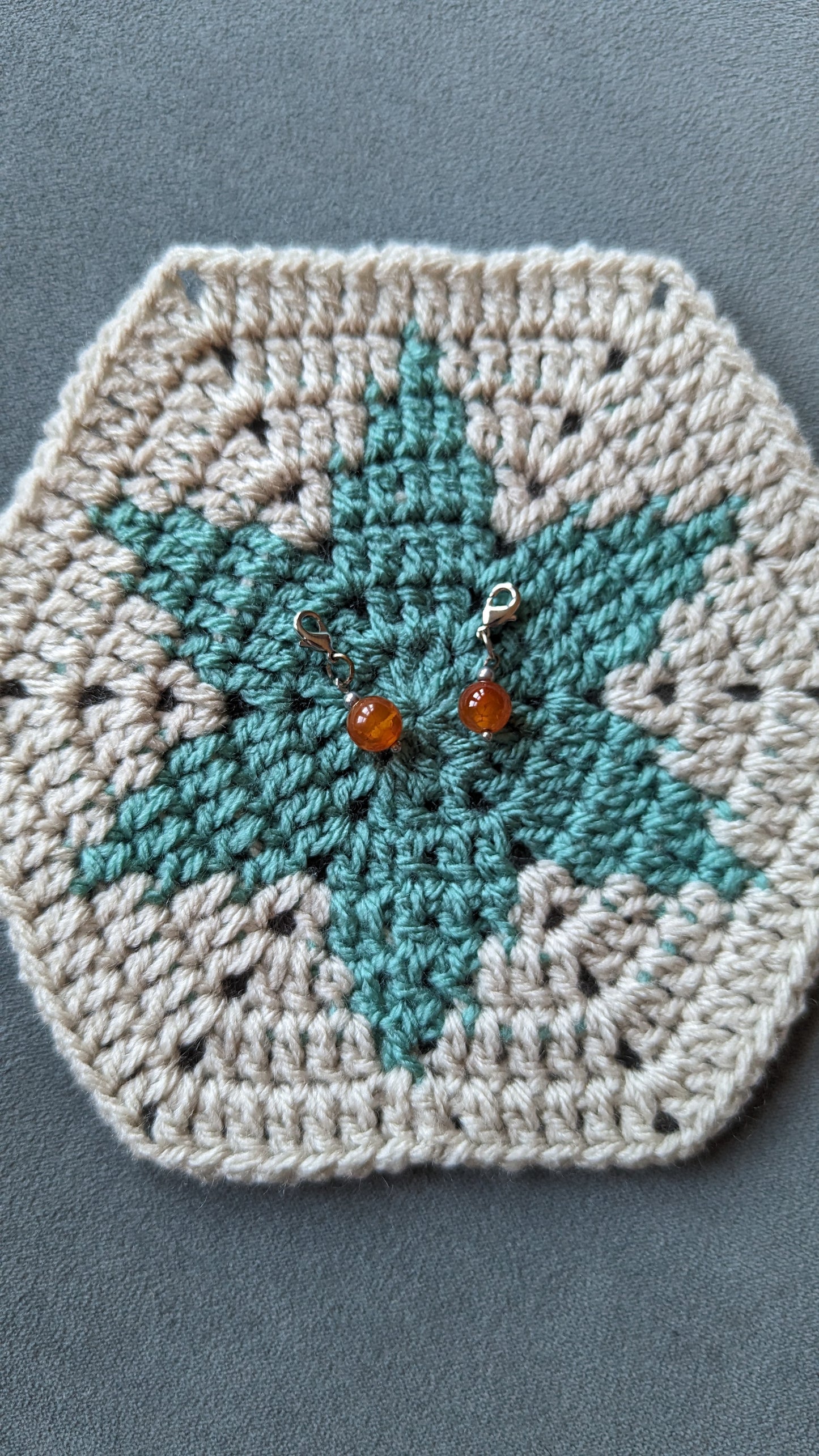 Crystal Balls Stitch Markers Set