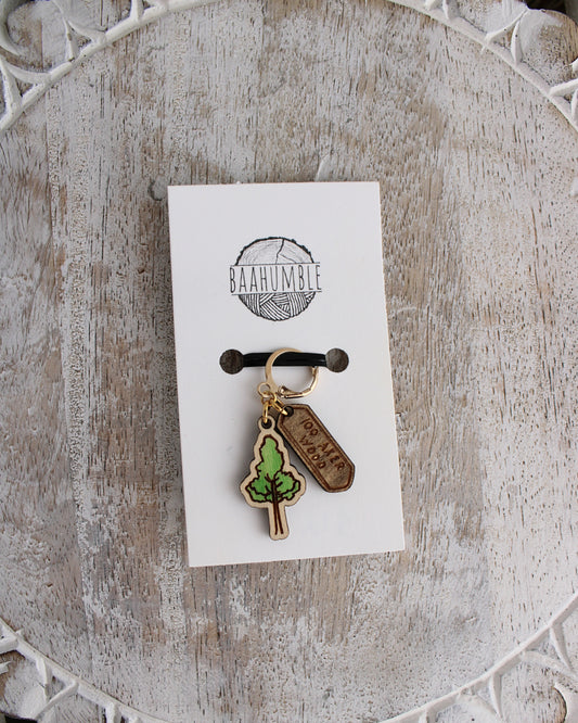 Hundred Acre Wood stitch marker